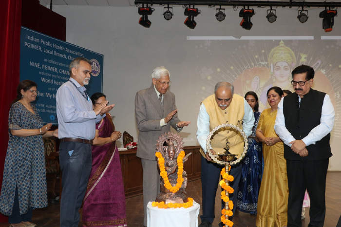 WORLD HEALTH DAY CELEBRATED AT PGIMER ON 6TH APRIL 2024